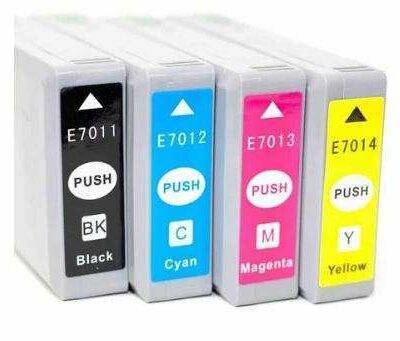 Cyan Epson T7012 Compatible Ink Cartridge