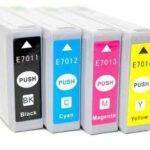 Yellow Epson T7014 Compatible Ink Cartridge