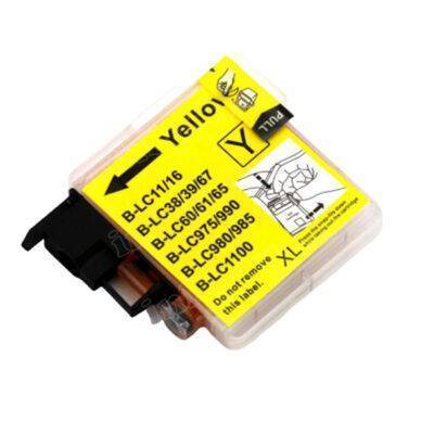 Yellow Brother LC39 Compatible Ink Cartridge