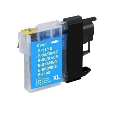 Cyan Brother LC67C Compatible Ink Cartridge