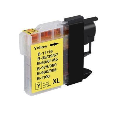 Yellow Brother LC67Y Compatible Ink Cartridge