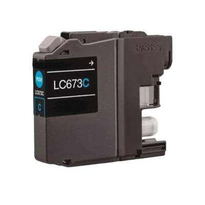 Cyan Brother LC673 Compatible Ink Cartridge