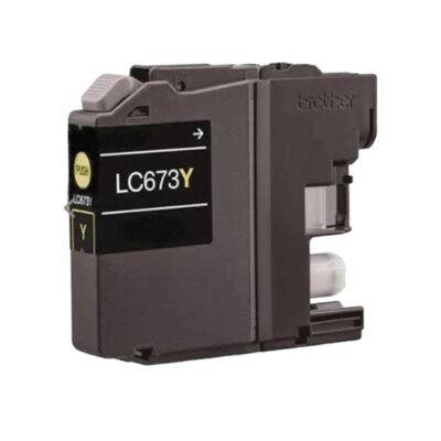 Yellow Brother LC673 Compatible Ink Cartridge